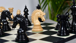 Ferocious Elite Series Chess Pieces in Ebony / Boxwood - 4.45" King