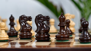 Collector Series Wooden Staunton Chess Pieces in Sheesham & Boxwood - 2.6" King - Best Seller