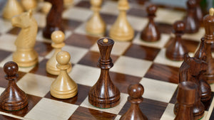 1961 Soviet Championship Baku Chess Pieces in Sheesham / Box wood - 4" King
