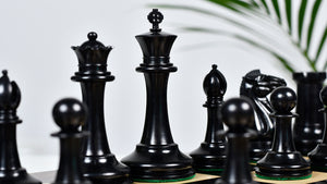 Nathaniel Cooke 1849 Staunton Chess Pieces – 4.5” King | Collector’s Ebony & Boxwood