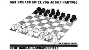 1924 Josef Hartwig Bauhaus Chess Pieces in Sheesham and Boxwood - 1.9" King