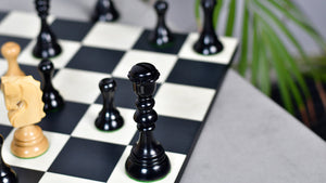 Historic 1929 Barcelona "Joc Catalan" Chess Pieces in Ebony & Boxwood - 4.3" King