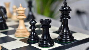 Ferocious Elite Series Chess Pieces in Ebony / Boxwood - 4.45" King