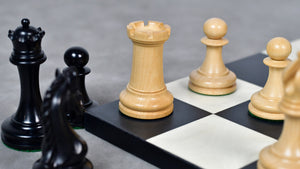 The Imperial Collector Series (Sinquefield Cup 2014) Chess Pieces V2.0 in Ebony Wood & Box Wood - 3.75" King