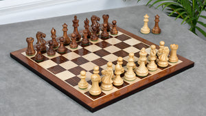 3.0'' Laughing Knight Staunton Chess Set- Chess Pieces Only - Weighted Sheesham Wood
