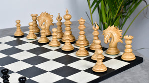 St. Petersburg Artisan Series Luxury Chess Pieces in Ebony / Boxwood - 4.3" King | Weight - 1934 Grams