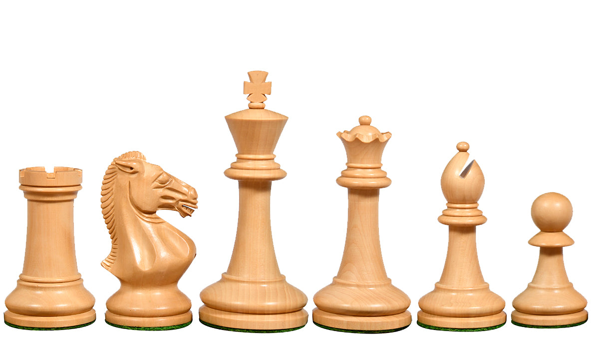 The GM Blitz Edition Staunton Series Chess Pieces in Bud Rosewood & Box Wood - 3.75" King