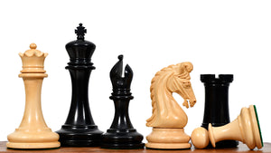The Imperial Collector Series (Sinquefield Cup 2014) Chess Pieces V2.0 in Ebony Wood & Box Wood - 3.75" King