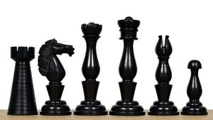 The Grand Divan Chess Pieces from the Famous Simpson's-in-the-Strand in Ebony & Boxwood - 4.2" King