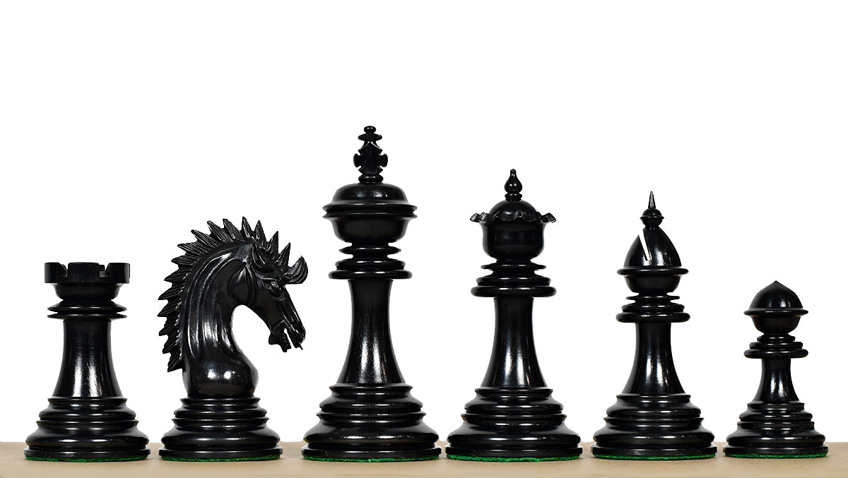 Ferocious Elite Series Chess Pieces in Ebony / Boxwood - 4.45" King