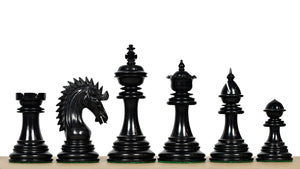 Ferocious Elite Series Chess Pieces in Ebony / Boxwood - 4.45" King