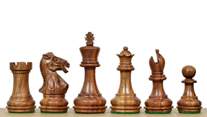 3.0'' Laughing Knight Staunton Chess Set- Chess Pieces Only - Weighted Sheesham Wood