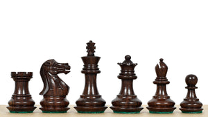 Collector Series Wooden Staunton Chess Pieces in Sheesham & Boxwood - 2.6" King - Best Seller