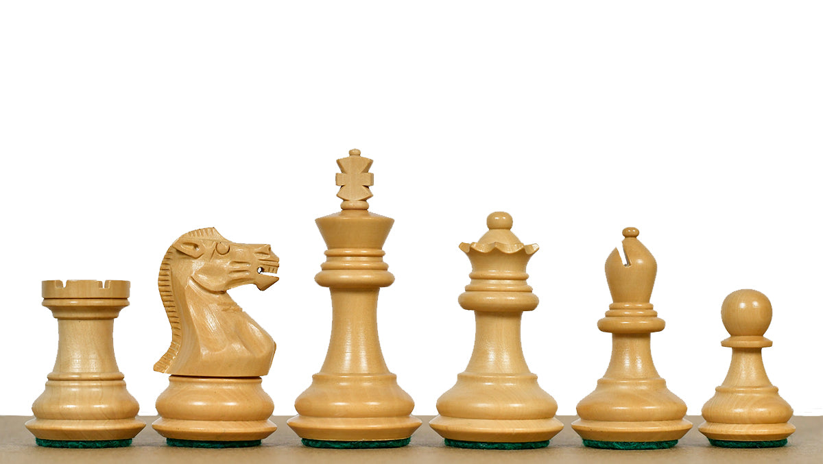 Collector Series Wooden Staunton Chess Pieces in Sheesham & Boxwood - 2.6" King - Best Seller