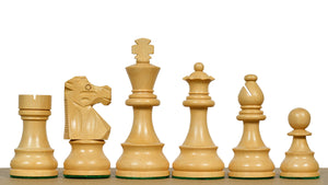 French Lardy Exclusive Weighted Chess Pieces in Sheesham Wood / Box wood - 3.75" Extra Queens