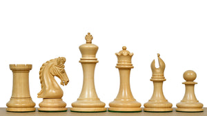 The Imperial Collector Series (Sinquefield Cup 2014) Chess Pieces V2.0 in Ebony Wood & Box Wood - 3.75" King