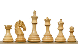 3.8'' New Columbian Staunton Series Chess Pieces in Rosewood & Boxwood - 1100 grams