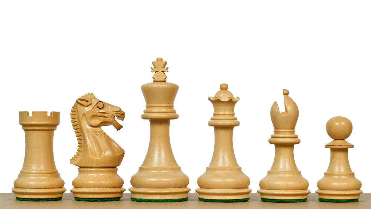 3.0'' Laughing Knight Staunton Chess Set- Chess Pieces Only - Weighted Sheesham Wood