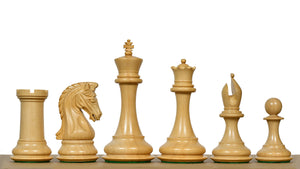 The 4.4 Inch Luxury Imperial Collector Series Artisan Chess Pieces Triple Weighted in Ebony and Boxwood - 1850 GMS