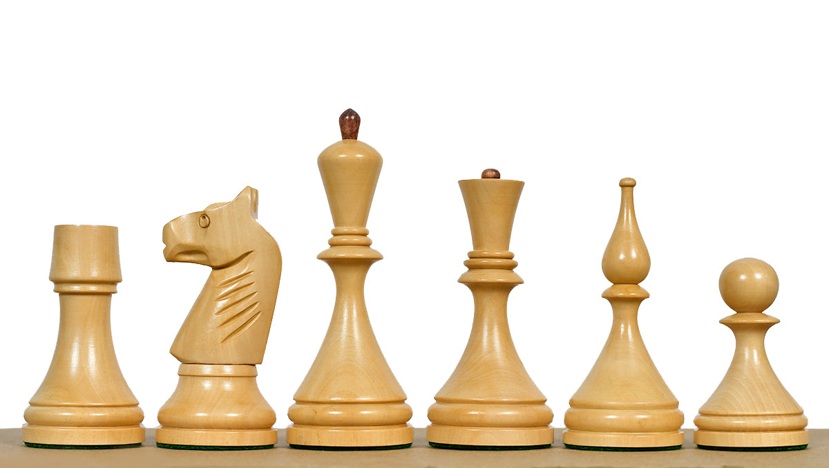 1961 Soviet Championship Baku Chess Pieces in Sheesham / Box wood - 4" King