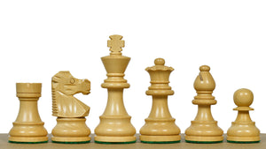 French Lardy Exclusive Wooden Chess Pieces – Handcrafted in Sheesham & Boxwood | 3" King with Extra Queens
