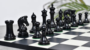 The Imperial Collector Series (Sinquefield Cup 2014) Chess Pieces V2.0 in Ebony Wood & Box Wood - 3.75" King