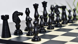 The Grand Divan Chess Pieces from the Famous Simpson's-in-the-Strand in Ebony & Boxwood - 4.2" King