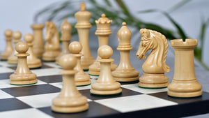 The Imperial Collector Series (Sinquefield Cup 2014) Chess Pieces V2.0 in Ebony Wood & Box Wood - 3.75" King