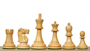 1972 Fischer Spassky Staunton Pattern Chess Pieces V2.0 in Bud Rosewood & Boxwood - 3.75" King