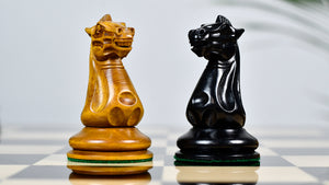 Nathaniel Cooke 1849 Staunton Chess Pieces – 4.5” King | Collector’s Ebony & Boxwood