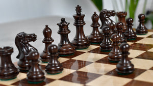 Collector Series Wooden Staunton Chess Pieces in Sheesham & Boxwood - 2.6" King - Best Seller