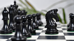 The Imperial Collector Series (Sinquefield Cup 2014) Chess Pieces V2.0 in Ebony Wood & Box Wood - 3.75" King