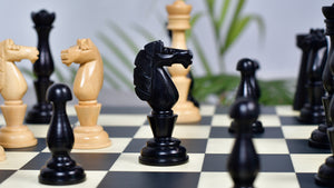 The Grand Divan Chess Pieces from the Famous Simpson's-in-the-Strand in Ebony & Boxwood - 4.2" King