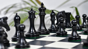 The Imperial Collector Series (Sinquefield Cup 2014) Chess Pieces V2.0 in Ebony Wood & Box Wood - 3.75" King