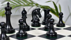 The Imperial Collector Series (Sinquefield Cup 2014) Chess Pieces V2.0 in Ebony Wood & Box Wood - 3.75" King