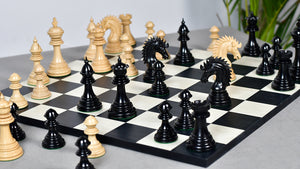 Ferocious Elite Series Chess Pieces in Ebony / Boxwood - 4.45" King