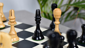 Historic 1929 Barcelona "Joc Catalan" Chess Pieces in Ebony & Boxwood - 4.3" King