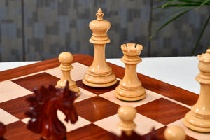 Arabian Knight Series Artisan Luxury Chess Pieces in Bud Rosewood & Boxwood - 4.2" King