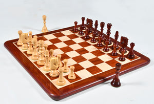 Historic 1929 Barcelona "Joc Catalan" Chess Pieces in Bud Rosewood & Boxwood - 4.3" King