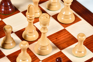 Historic 1929 Barcelona "Joc Catalan" Chess Pieces in Bud Rosewood & Boxwood - 4.3" King