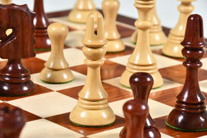 Historic 1929 Barcelona "Joc Catalan" Chess Pieces in Bud Rosewood & Boxwood - 4.3" King