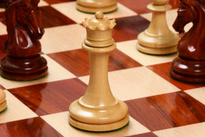 The Imperial Collector Series (Sinquefield Cup 2014) Chess Pieces V2.0 in Bud Rosewood & Boxwood - 3.75" King