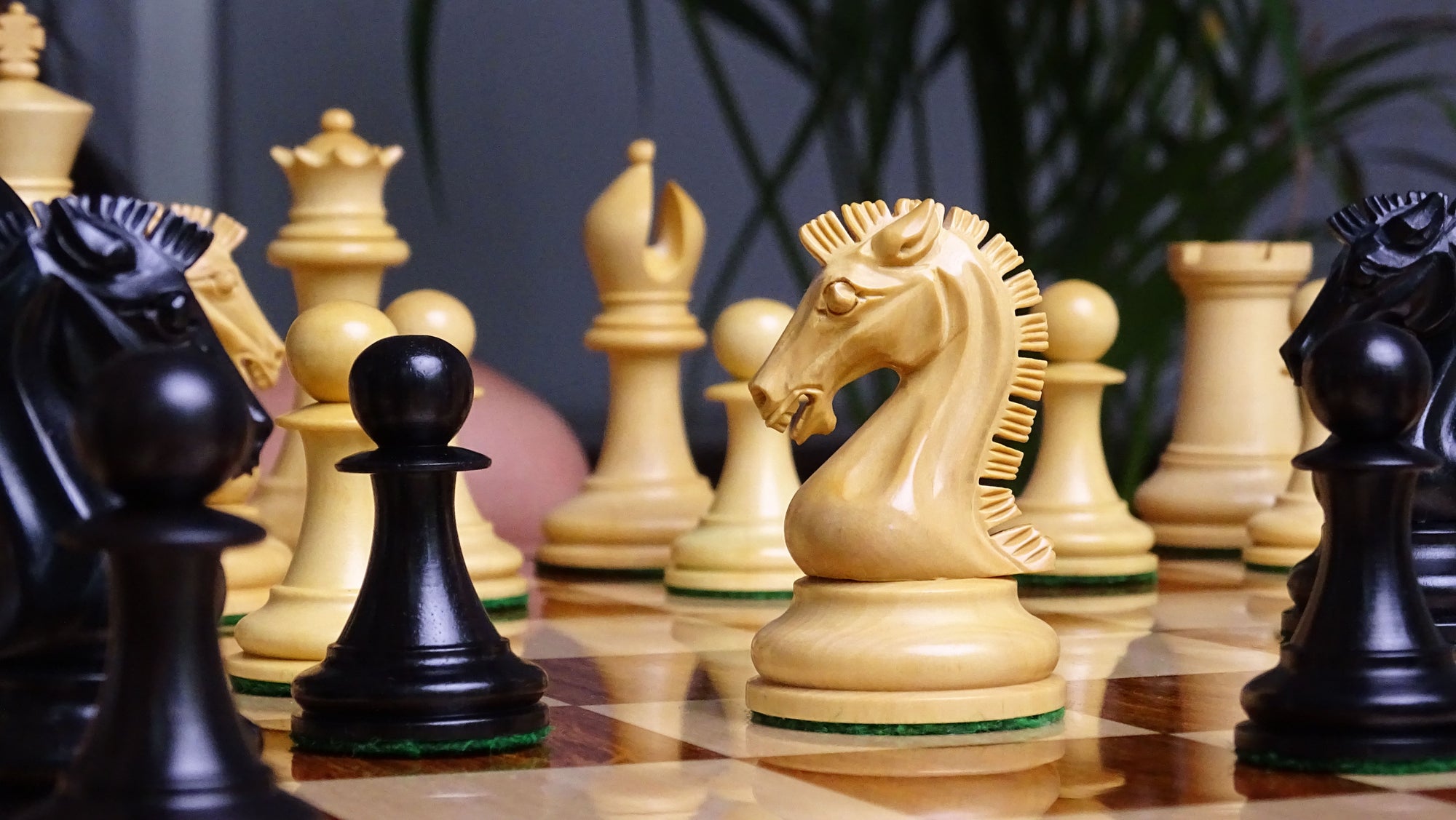 Chess Pieces in Boxwood