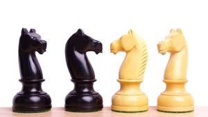 Chess Pieces in Ebonized Boxwood
