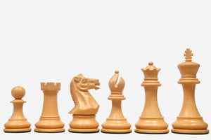 Pro Tournament Staunton Weighted Chess Pieces Sheesham & Boxwood 3.8"- King