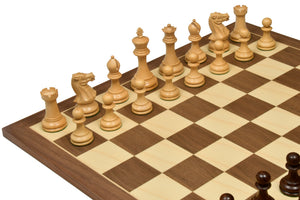 Pro Tournament Staunton Weighted Chess Pieces Sheesham & Boxwood 3.8"- King