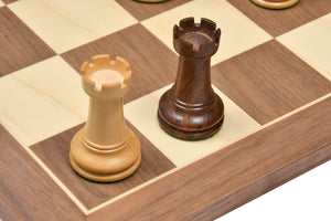 Pro Tournament Staunton Weighted Chess Pieces Sheesham & Boxwood 3.8"- King