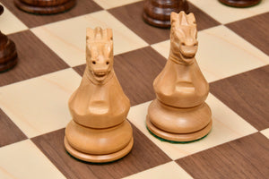 Pro Tournament Staunton Weighted Chess Pieces Sheesham & Boxwood 3.8"- King