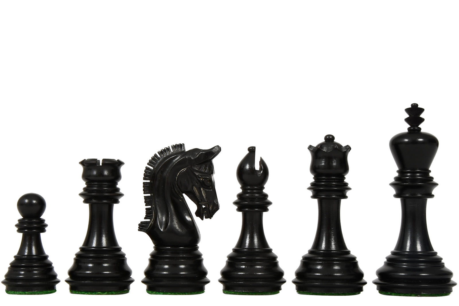 New Imperial Weighted Chess Pieces Genuine Ebony 3.75" Extra Queens