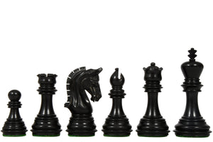New Imperial Weighted Chess Pieces Genuine Ebony 3.75" Extra Queens